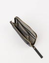O MY BAG Robbie Wallet Soft Grain Leather Black Schwarz