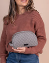 O My Bag Sonny Moon Makeup Bag Kosmetiktasche Baumwolle Leder schwarz