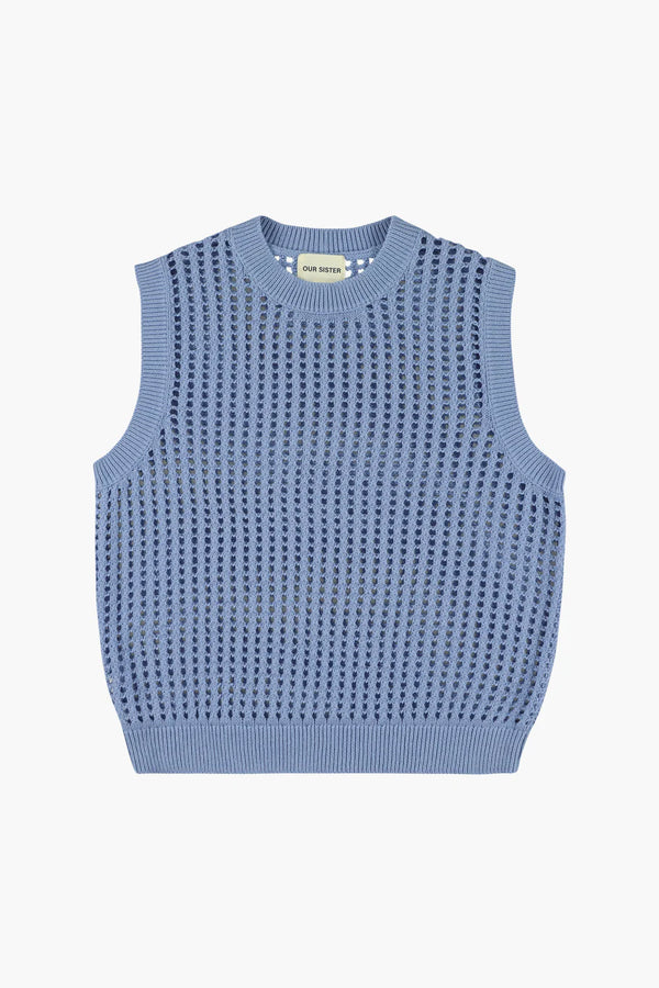 Our Sister Margaret Sleeveless Knit unisex blau