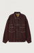 American Vintage Oshow raisin Jeansjacke Unisex bordeaux