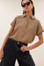 By-Bar Gold Barley Lurex Bluse Damen gold