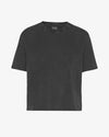 Colorful Standard Organic Boxy Crop T-Shirt Faded Black Damen T-Shirt schwarz