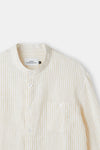 About Companions gestreiftes Nathan Shirt Hemd Herren gelb