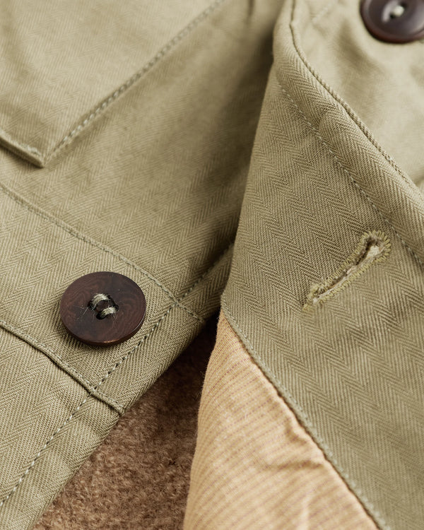 Homecore Altai Cargo Jacke Agave Herren Baumwolle grün