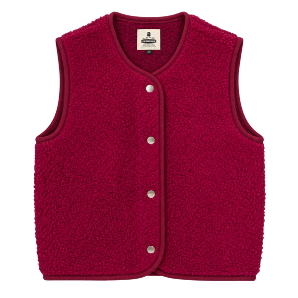 Coldbreaker TYB Beet Wollweste bordeaux unisex