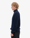 Colorful Standard Merino Quarter Zip Navy Blue Unisex Troyer blau