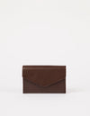 O My Bag Jo’s Purse Chocolate Leder Portemonnaie dunkelbraun
