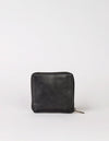 O My Bag Sonny Square Black Stromboli Leder Portemonnaie schwarz