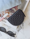 O My Bag Laura Coin Purse Black Woven Leder Portemonnaie schwarz – Lifestyle