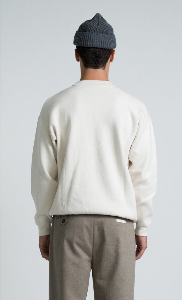 Wooden Store Yard Bianco Sweatshirt Herren weiß