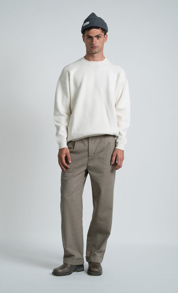 Wooden Store Yard Bianco Sweatshirt Herren weiß