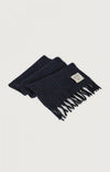 American Vintage Zinaco Schal Night Logo Navy Blau