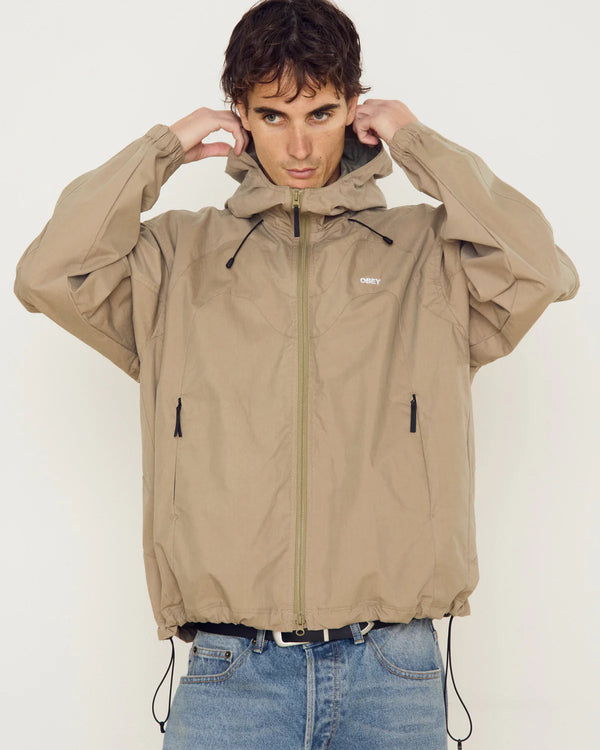 Obey Sota Shell Mermaid Jacke Herren hellbraun