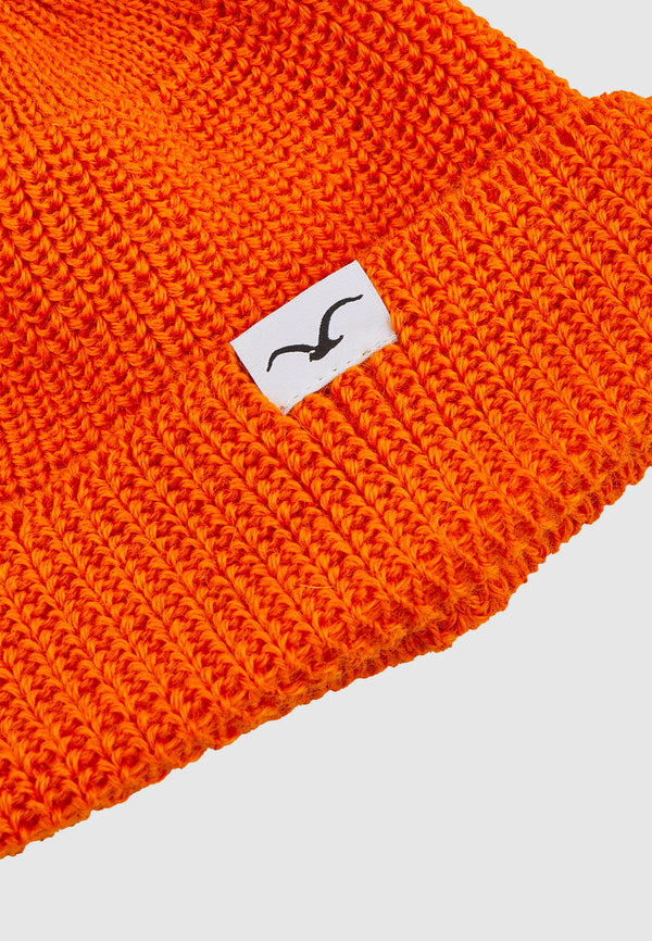 Cleptomanicx WALO Beanie Puffins Bill Orange