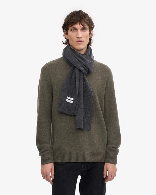Colorful Standard Merino Wool Schal Lava Grey Damen grau