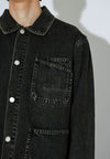 Dr. Denim Evon Worker Jacket Jeans Herren Vintage Black