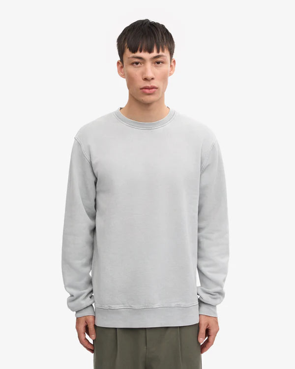 Colorful Standard Classic Organic Crew Sweatshirt Faded Grey Herren grau
