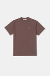 Edmmond Studios Duck Patch Plain Chocolate T-Shirt Herren braun