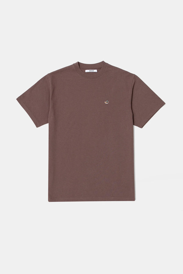 Edmmond Studios Duck Patch Plain Chocolate T-Shirt Herren braun