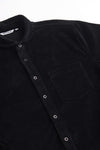 Arniko Durga Winter Cord Shirt Black Unisex Bio-Baumwolle schwarz