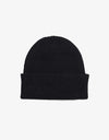Colorful Standard Merino Beanie Deep Black Mütze Unisex schwarz
