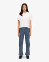 Colorful Standard Organic Boxy Crop Tee Optical White Damen T-Shirt weiß