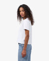Colorful Standard Organic Boxy Crop Tee Optical White Damen T-Shirt weiß