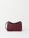 O MY BAG Sienna Mini Dark Cherry Soft Grain Leather Handtasche Leder kirschrot