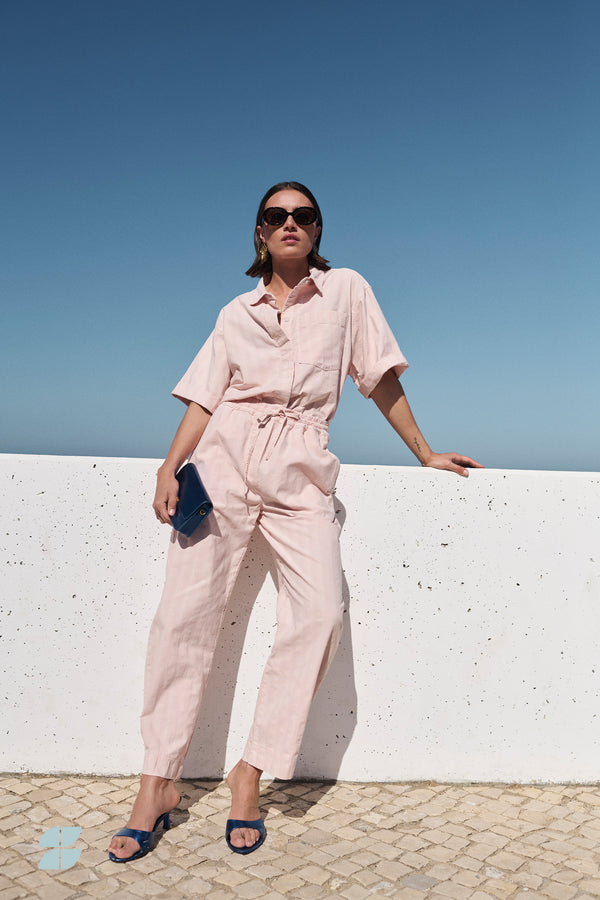 By-Bar Jack Balloon Pants Old Pink Hose Damen rosa