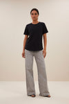 By-Bar Holy Logo Top Black Damen Shirt schwarz