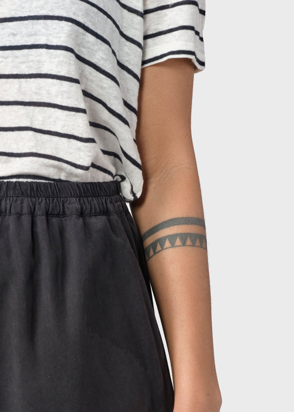 Klitmøller Ramona Short Skirt Damen Lyocell Rock schwarz