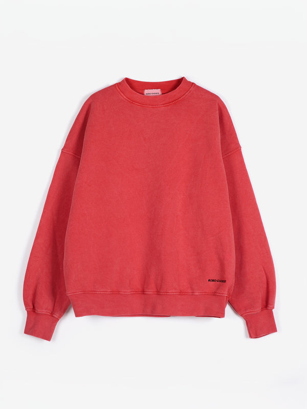 Bobo Choses Hidden Monster Crewneck Sweatshirt Damen Print rot