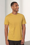 About Companions Liron Pique T-Shirt Herren gelb