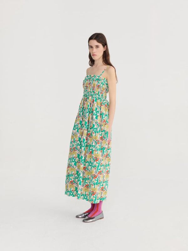 Bobo Choses Color Herbalist Gathered Bustier Dress Kleid bunt
