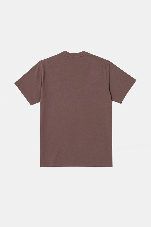 Edmmond Studios Duck Patch Plain Chocolate T-Shirt Herren braun