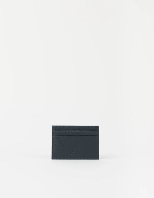 O MY BAG Mark´s Cardcase Universe Blue Soft Grain Leather blau