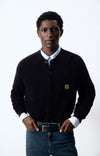 American Vintage Vitow Herren Strickjacke schwarz – Ansicht 1
