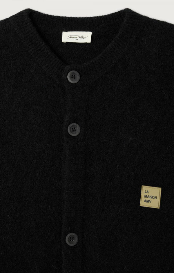American Vintage Vitow Herren Strickjacke schwarz – Ansicht 5