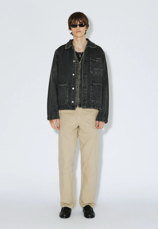 Dr. Denim Evon Worker Jacket Jeans Herren Vintage Black