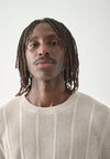Cleptomanicx Parchment Chaser Sweater Herren creme