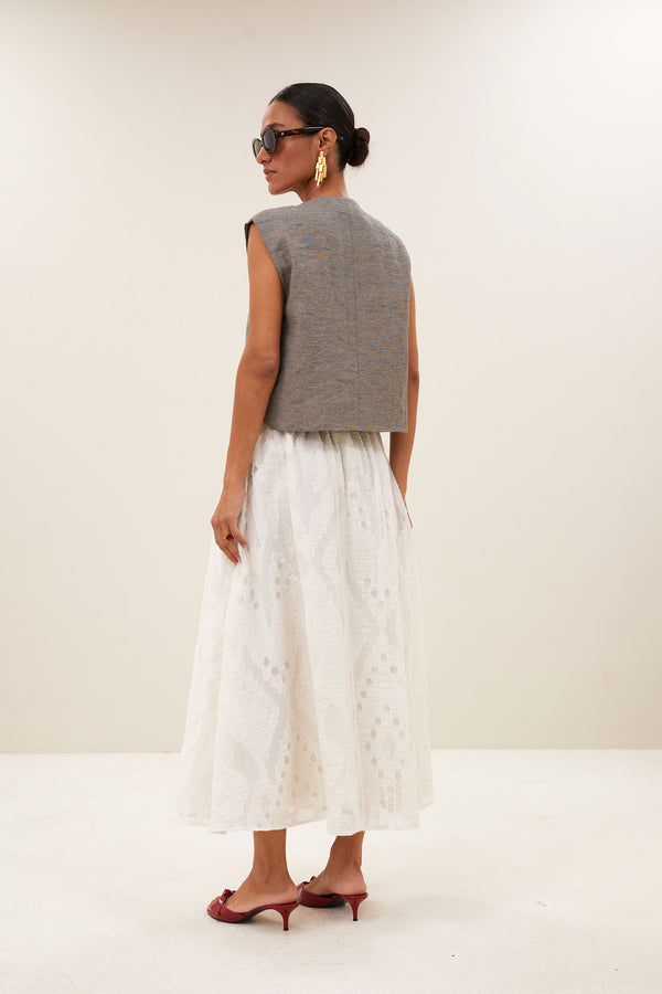By-Bar Juta Mist Skirt Rock Damen creme