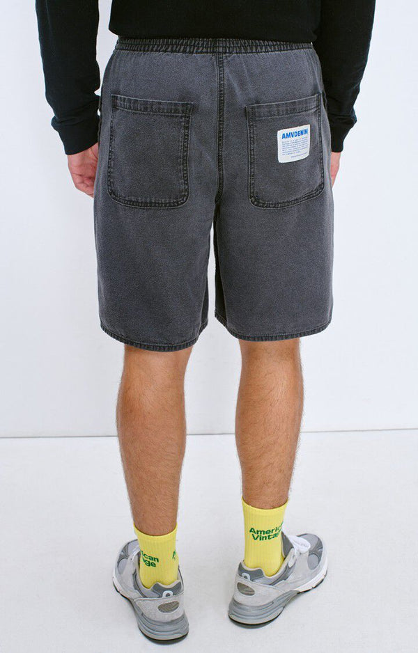 American Vintage Jazy Bermuda Shorts Denim Herren Black