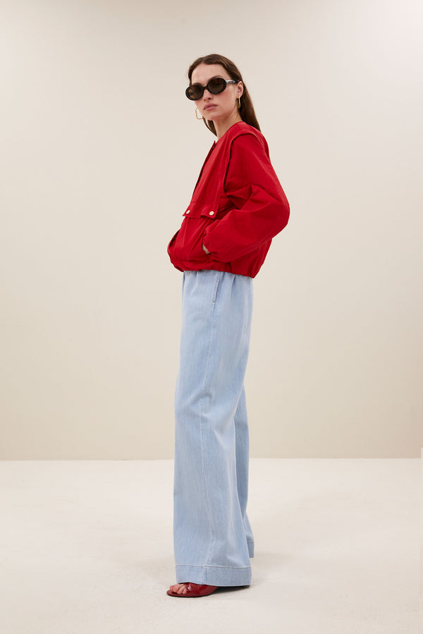 By-Bar Maggie Zip Jacket Jacke rot