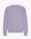 Colorful Standard Purple Jade Oversized Organic Crew Pullover Herren lila