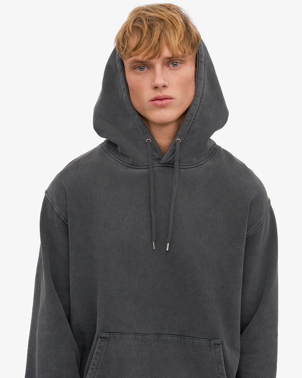 Colorful Standard Classic Organic Hood Faded Black Herren schwarz grau
