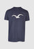 Cleptomanicx Sky Captain Basic Möwe T-Shirt Herren dunkelblau