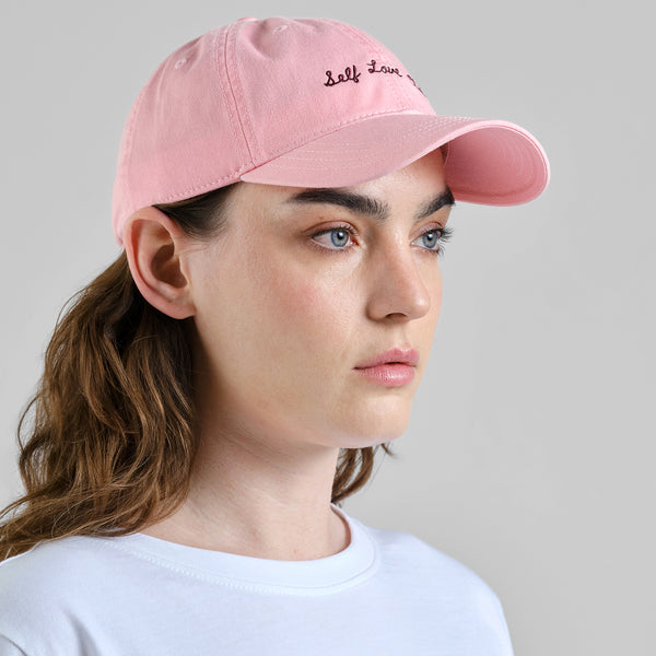 Dedicated Pink Self Love Club Cap Slussen Unisex rosa