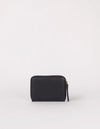 O MY BAG Robbie Wallet Soft Grain Leather Black Schwarz