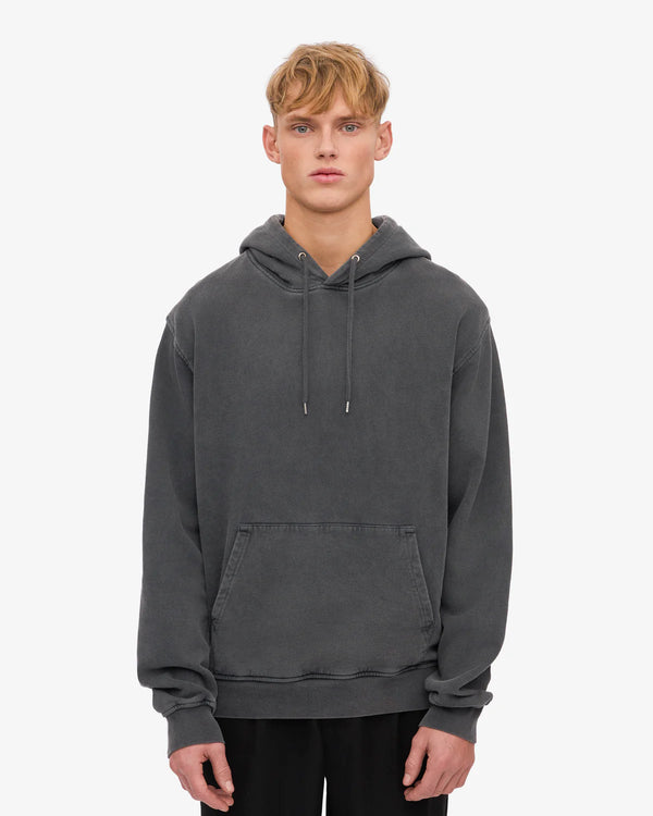Colorful Standard Classic Organic Hood Faded Black Herren schwarz grau