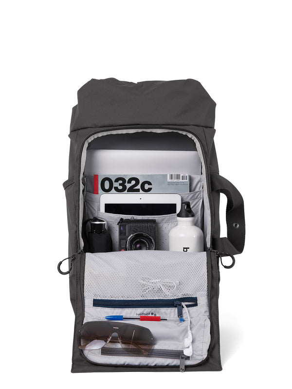 pinqponq Blok Medium Deep Anthra Backpack Rucksack dunkelgrau